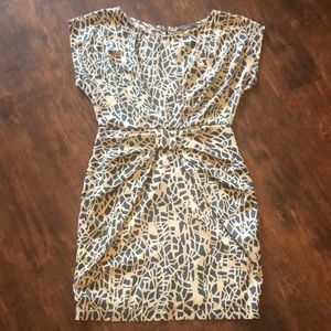 Blue and White Dress